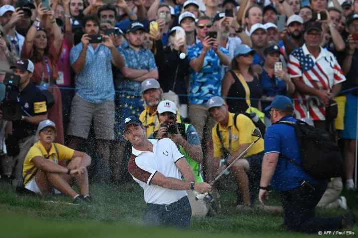 europese golfers houden ruime voorsprong na tweede dag ryder cup