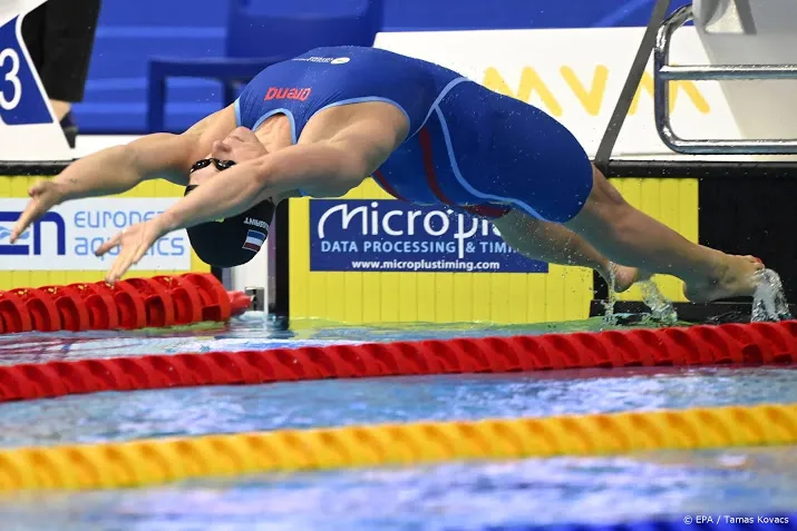 europese titel toussaint op 50 meter rugslag brons de waard