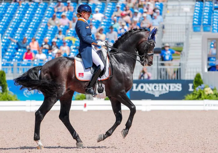 eventingruiters dag later klaar door noodweer