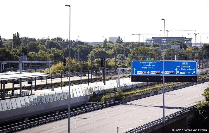 extra reistijd op a4 en a10 door werkzaamheden bij amsterdam zuid