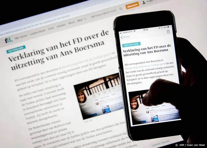 fd verbreekt banden met journaliste boersma