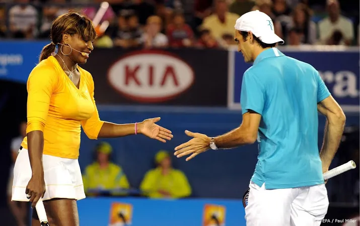 federer en serena kijken uit naar eerste duel