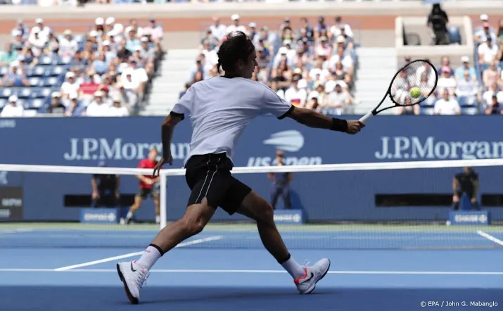 federer in sneltreinvaart naar kwartfinales