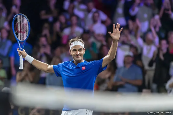 federer klopt kyrgios in laver cup