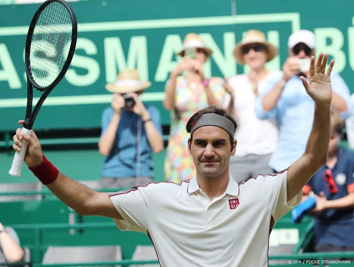 federer opnieuw in eindstrijd toernooi halle