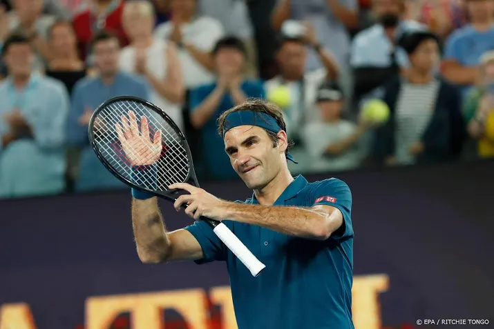 federer simpel ronde verder in melbourne
