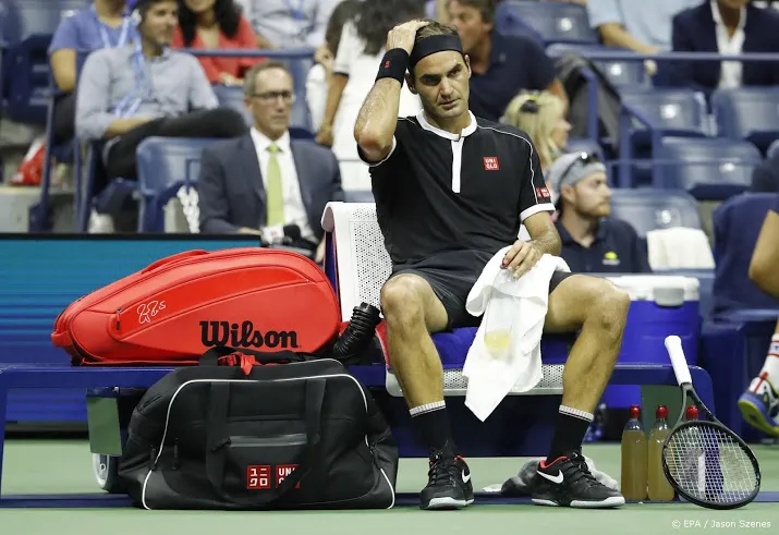 federer uitgeschakeld op us open