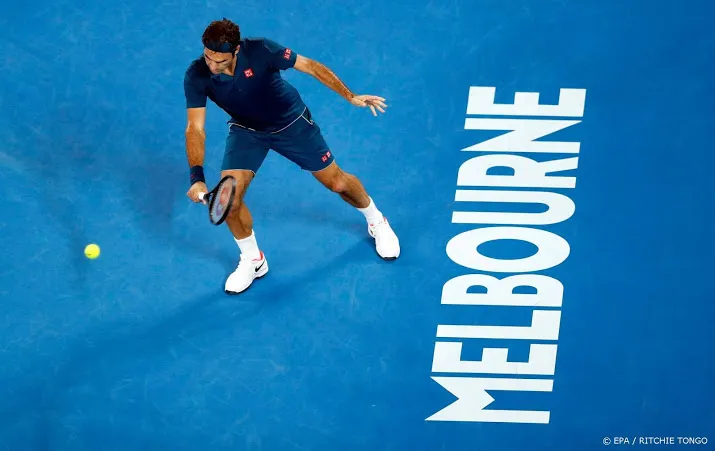 federer zonder moeite verder in melbourne