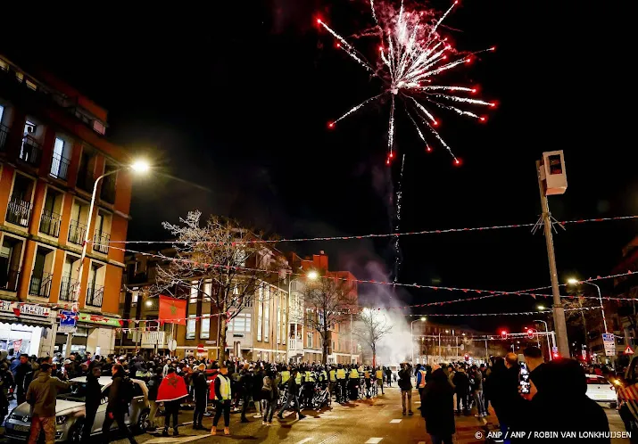 feest barst los in grote steden na winst marokko