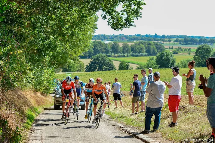 finale binckbank tour zonder toeschouwers op de muur