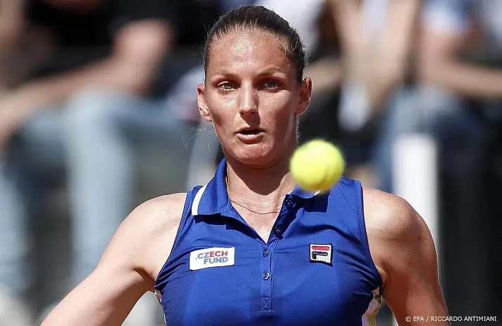 finaliste pliskova zit bertens op de hielen