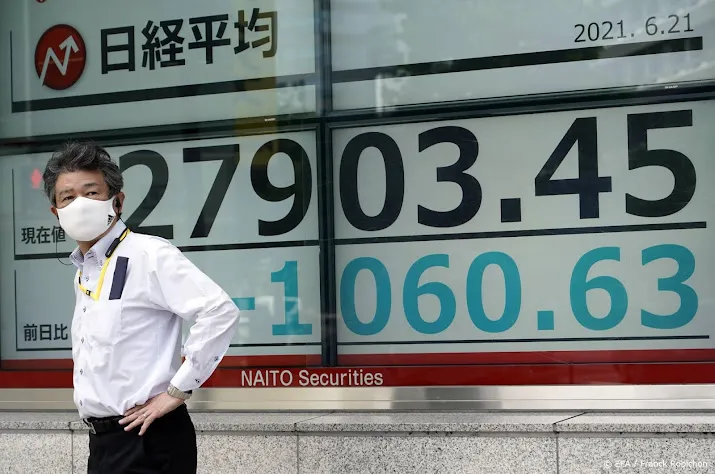 flink verlies voor japanse beurs door coronazorgen