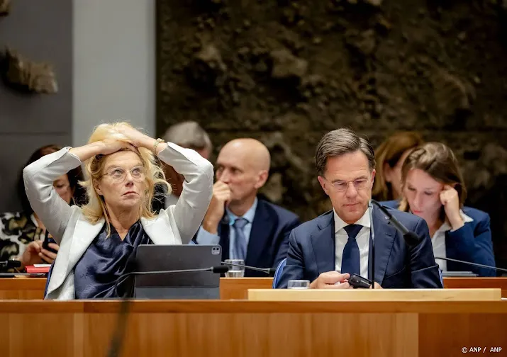 flinke verschuiving in demissionair kabinet rutte iv