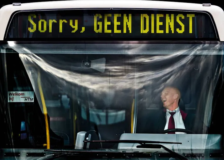 fnv busvervoer in hele land ligt plat