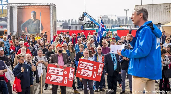 fnv protesteert in week van de vakbond tegen ongelijkheid