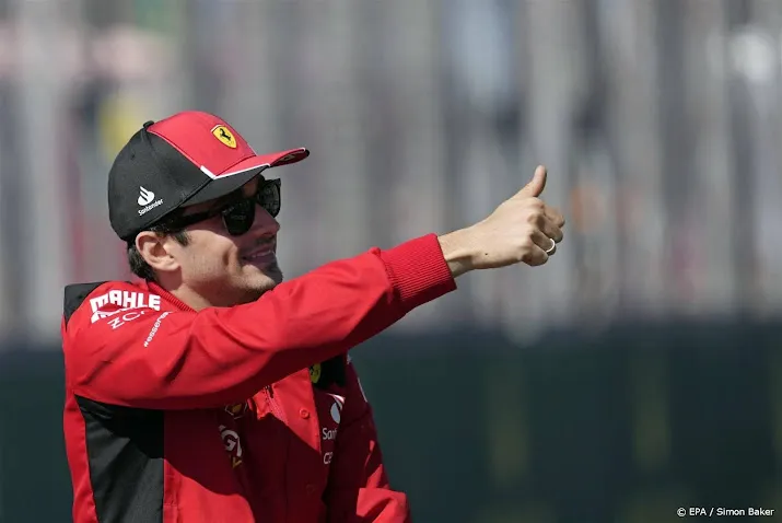 formule 1 coureur leclerc op pole in bakoe verstappen tweede