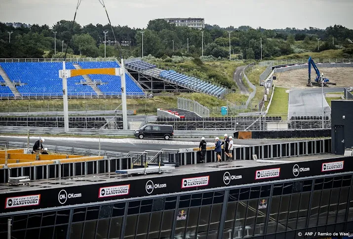 formule 1 zandvoort gaat door met twee derde bezetting