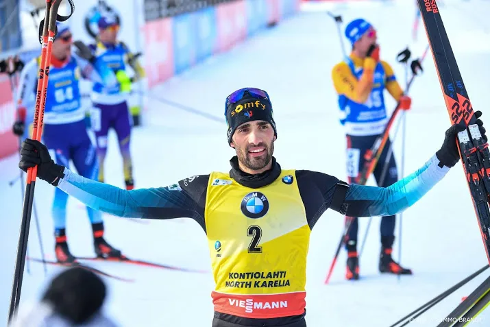 franse biatlonlegende fourcade zwaait af met zege