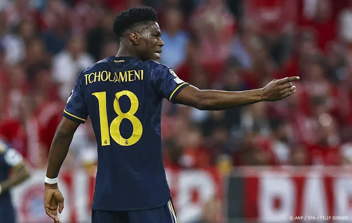 franse middenvelder tchouameni met blessure enige tijd aan de kant