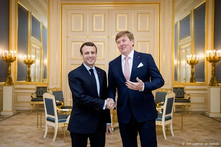 franse president met koningspaar naar amsterdam en den haag