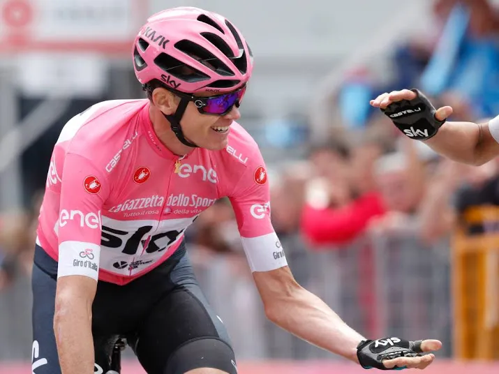 froome in het roze door rome naar treble
