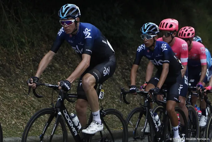 froome na val naar ziekenhuis