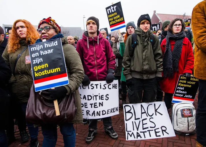 gaan door tot de laatste zwarte piet weg is