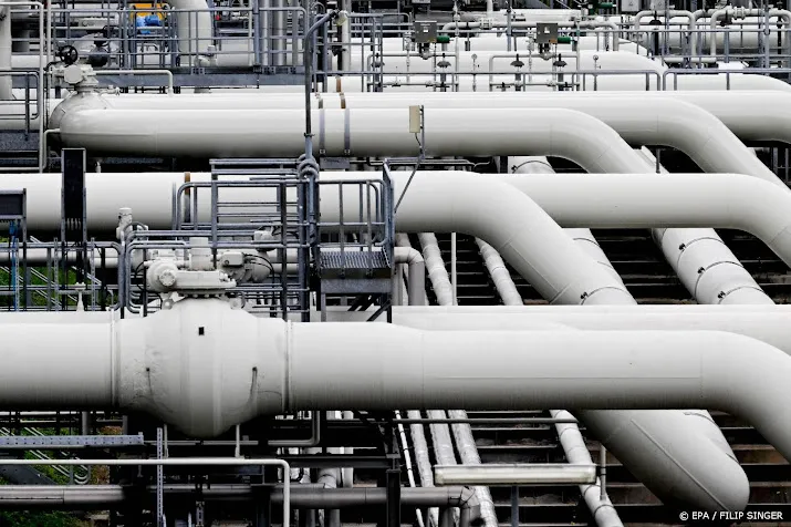 gastoevoer door pijplijn nord stream blijft constant