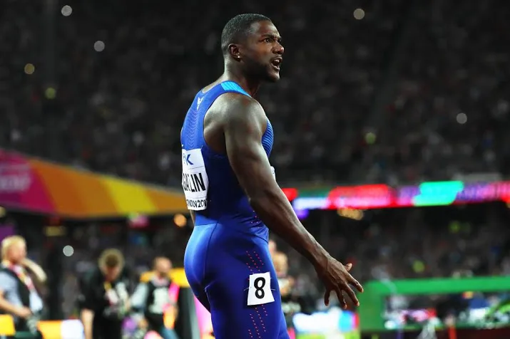 gatlin wel snel in osaka