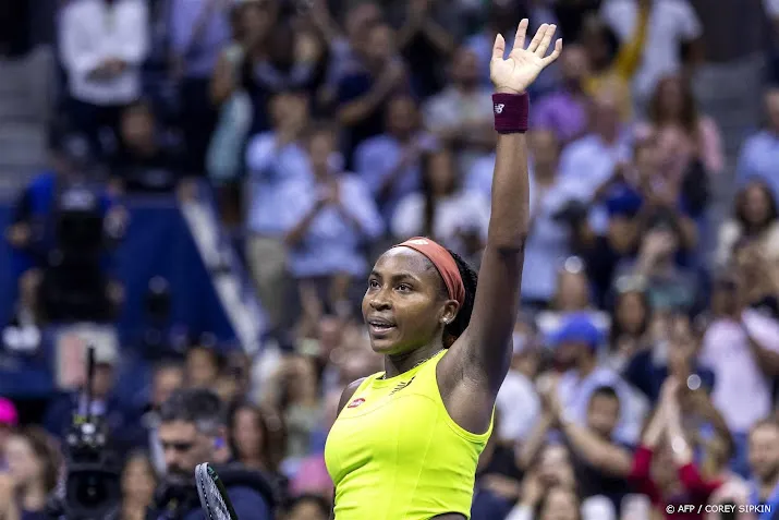 gauff door naar tweede ronde us open