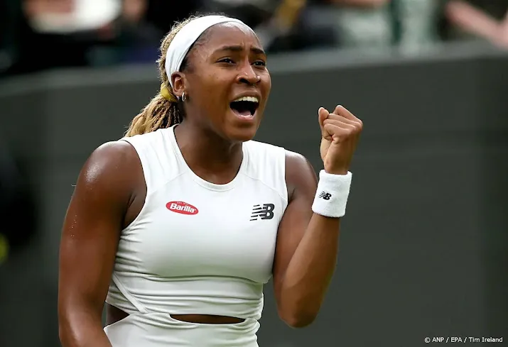 gauff overtuigend naar vierde ronde wimbledon