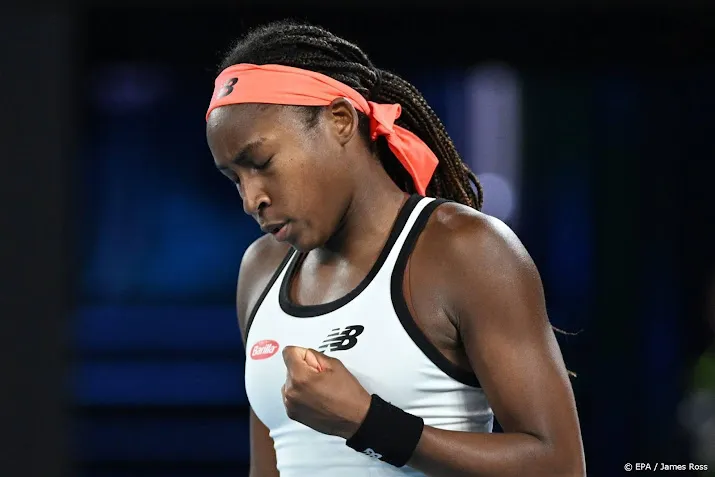 gauff verslaat raducanu in duel beoogde sterren van de toekomst