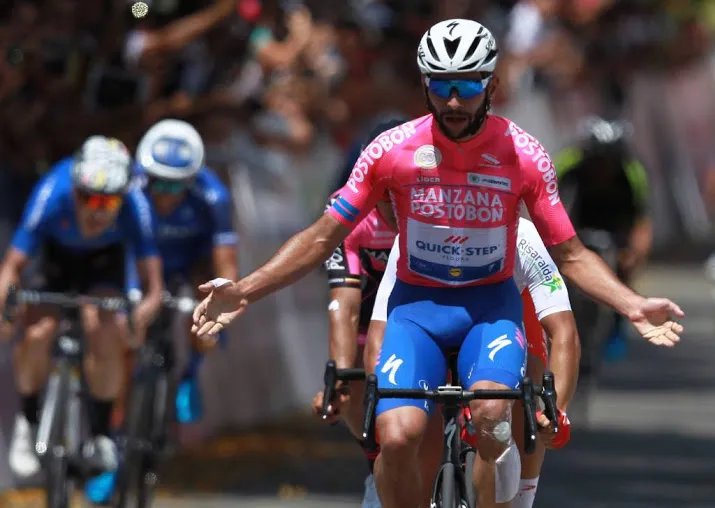gaviria wint eerste etappe in californie