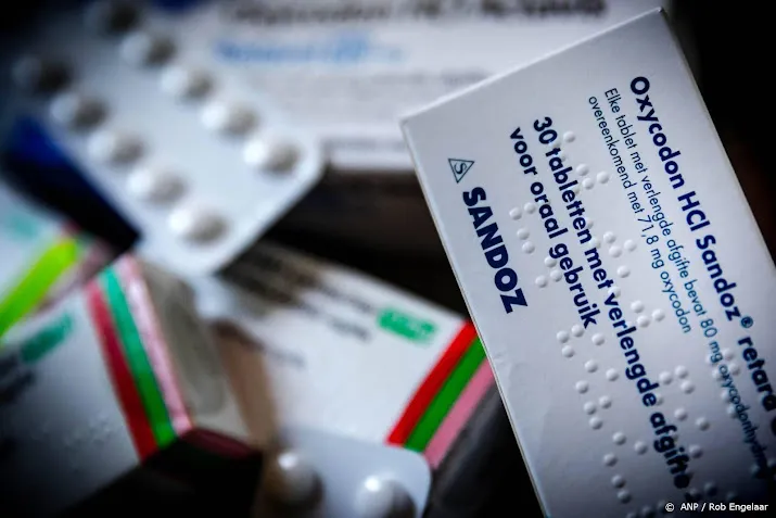 gebruikers van opiaten op recept gedaald met bijna 10 procent