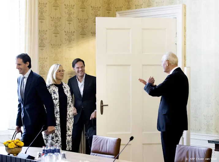 geen doorbraak in formatieoverleg woensdag gaat overleg verder