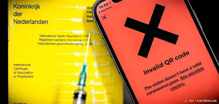 geen groen vinkje in coronacheck app na 1e prik in ander eu land