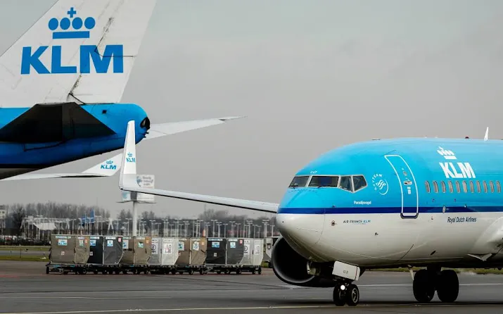 geen klm vluchten vanaf schiphol door storing