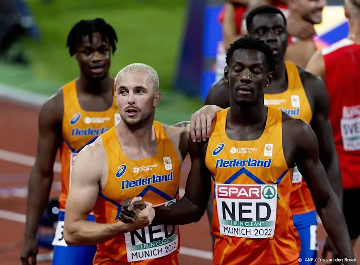 geen medailles op ek voor sprintploegen op 4100 meter estafette