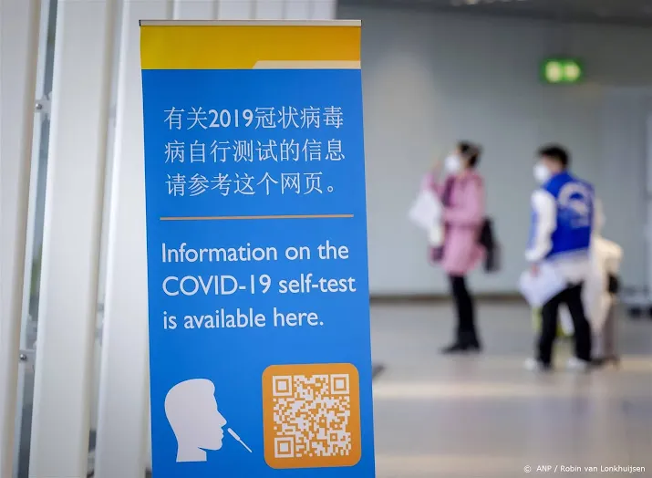 geen nieuwe coronavarianten bij vluchten uit china