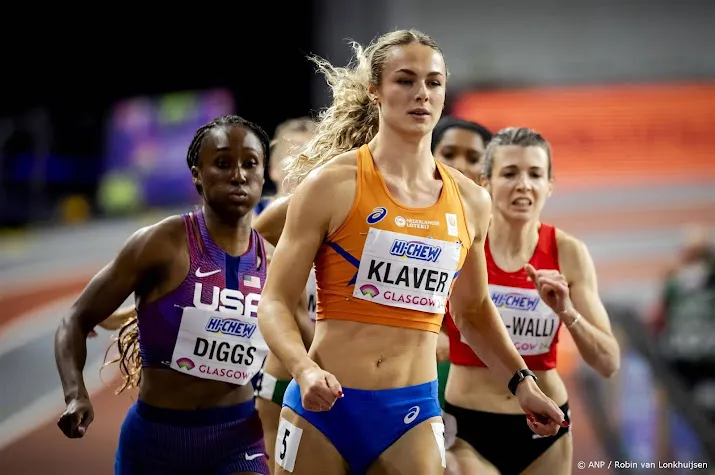 geen paniek bij atlete klaver na valste start om trilbeen