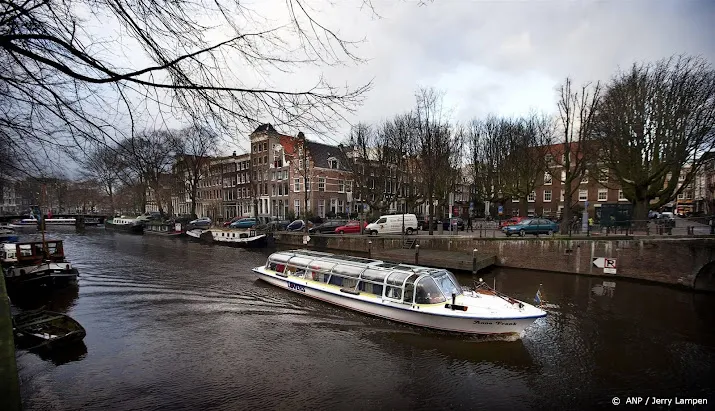 geen rondvaartboten in amsterdam om hoge waterstand