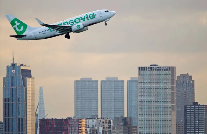 geen technische problemen transavia vliegtuig