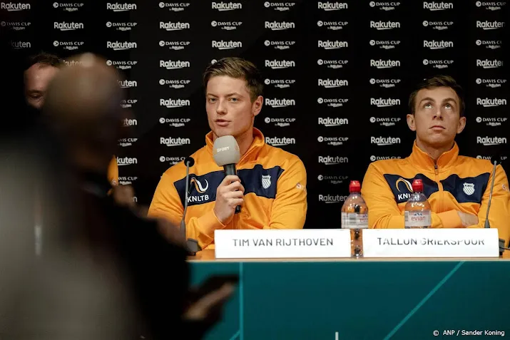 geen van de zandschulp maar van rijthoven in daviscup duel