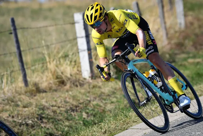 geletruidrager roglic rustig dagje vergeet het maar