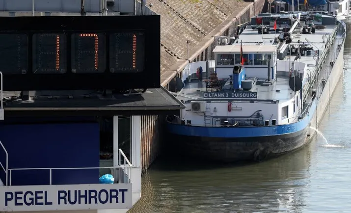 goed nieuws voor binnenvaart eindelijk regen