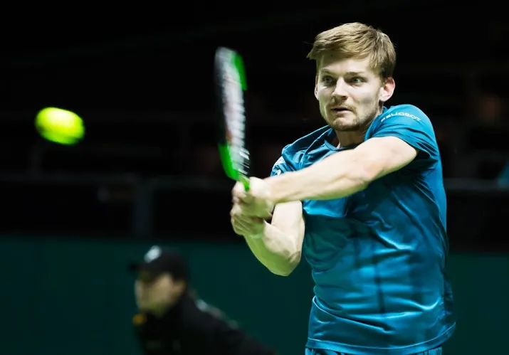 goffin zonder te spelen naar halve finales