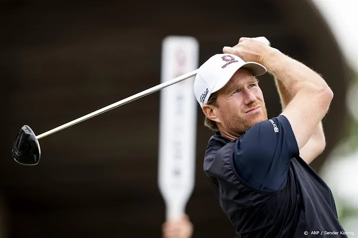 golfer besseling houdt tweede plek vast in spaans open