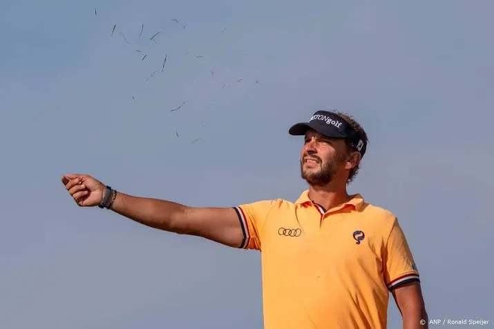 golfer luiten kruipt omhoog in dubai