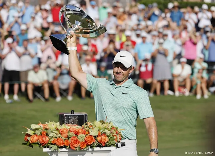 golfer mcilroy wint fedex cup en grote prijzenpot
