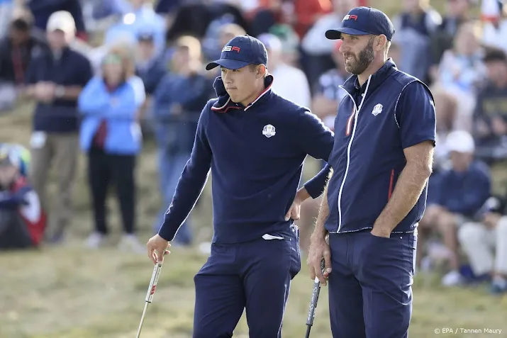 golfers vs ruim aan de leiding na tweede dag ryder cup